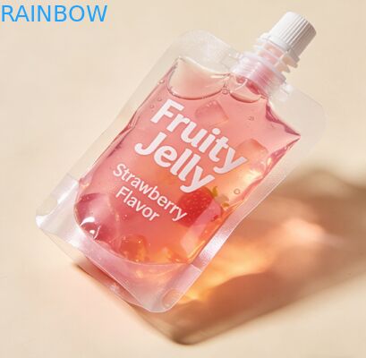 Custom Spout Pouch 30ml For Puree Yogurt Fruit Baby Juice Baby Complementary Food Shaped Spout Pouch Plastic Bag