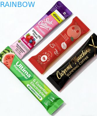 Custom 1g 3g 5g Milk-tea Powder Collagen Powder Sachet Heat Sealable Recyclable PET Aluminum Foil Laminated Zipper Food Bag