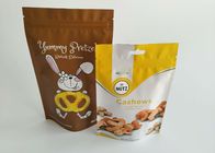 Organic Chia Seeds Snack Cookies Food Packaging Bag Gravure Printing With Zipper