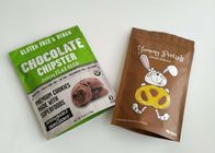 SGS Food Vacuum Seal Bags , Stand Up Zipper Pouch For Coffee Chocolate Cookie Tea Protein Powder