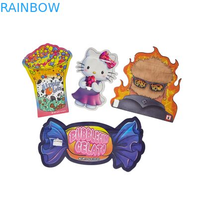 Custom Printed Smell Proof Child Resistant Mylar Bags for Snack and Food Packaging