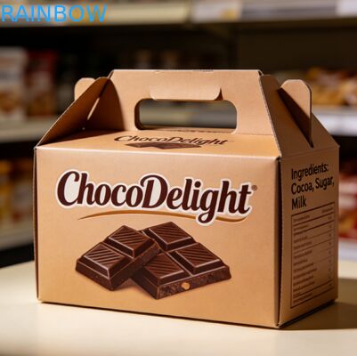 Custom Printing Gold Foil Stamped Wedding Gift Box with Clear Window for Sweets and Chocolates