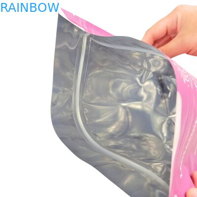 Heat Seal Quality Assurance Moisture Proof Customized Size Stand Up Pouch Resealable Food Bag