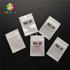 Face Eyes Mask Plastic Pouches Packaging Three Side Sealed Flat Bag Glossy Surface