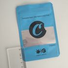 Customized Foil Pouch Packaging 1/8oz 3.5 Grams Cookies Bag With Window / Zipper