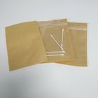 Brown Kraft Tea Bags Packaging Flat k Mylar 12*17.5cm Customed Printing