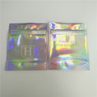 Stand Up Cosmetic Pouch Makeup Bag Fashion Clear Shinny Bag Pouch Holographic Hologram Cosmetic Bags