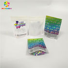 Small Runtz White Foil Packaging Bags Childproof Laser Holographic Zip Lock Type