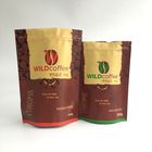 Custom Printed Coffee Bag Zip Lock Aluminum Foil Plastic Coffee Packing Doypack Stand Up Three Side Seal Pouch