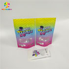 Recyclable Snack Bag Packaging Laser Holographic Runtz Clear Window Childproof zip lock bag