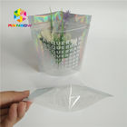Cosmetic Glitter Powder Snack Food Packaging Bags Shiny Holographic Hologram Mylar Pouch