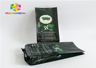 Custom Printed Drip Coffee Side Gusset Packaging Bag For Roasted Coffee with Valve and Tin Tie Coffee Bean Powder Pouch
