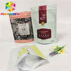 Aluminum Foil Tea Packaging Pouch Stand Up Bags Child Proof Customized Printed