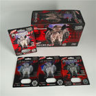 Rhino 69 Red Panther 3d Cards Plastic Blister Packaging Custom Size For Male Capsule