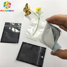 Clear Front Plastic Mylar k Stand Up Pouches Three Side Seal For USB Cable