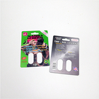 Green Printing Blister Card Packaging Mamba 3d Effect For Capsule Sex Pills Pack