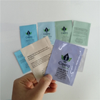 Smell Proof Cosmetic Packaging Bag Three Side Seal Seeds Pack Sachet Matte Mylar Foil