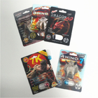 Durable RHINO Plastic Blister Packaging 3d Lenticular Card Male Coated Paper Material