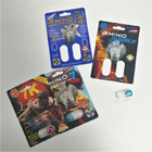 Art Paper 3D Card Rhino Container Bullet Male Sexual Performance Enhancing Pill Packaging