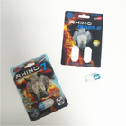 Art Paper 3D Card Rhino Container Bullet Male Sexual Performance Enhancing Pill Packaging