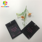 Heat Sealed Foil Packaging Bags Custom Printing One Side Clear Transparent Resealable
