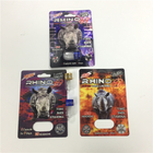 RHINO 8/11/25 Display Blister Card Packing Male Enhancement Performance Pills 3d Empty Container