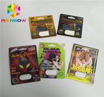 Custom Blister Card Packaging Alien Powder Rhino 3d Paper Pills Capsule Pack
