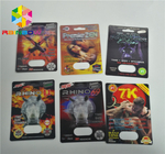Custom Blister Card Packaging Alien Powder Rhino 3d Paper Pills Capsule Pack