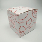 Paper Material Food Grade Cardboard Storage Boxes Customized Size Wedding Cake Design