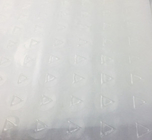 PET Clear Shrink Sleeve Labels Braille Stickers Adhesive Tactile Warning Triangle Type