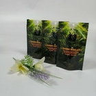 Medical Cbd Plastic Pouches Packaging Smell Proof 1/4oz 1/2oz 1oz With Window / Zipper