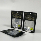 Medical Cbd Plastic Pouches Packaging Smell Proof 1/4oz 1/2oz 1oz With Window / Zipper