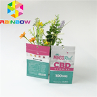 Aluminum Foil Plastic Pouches Packaging Smell Proof Zipper Top CBD Herbal Incense Pack