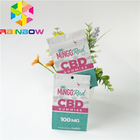Aluminum Foil Plastic Pouches Packaging Smell Proof Zipper Top CBD Herbal Incense Pack