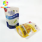 High Temp Vacuum Storage Bag Transparent Retort Pouch For Sauce Steamed Rice Packaging