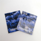 Foil Flat THC Gummies Plastic Pouches Packaging Blueberry Cbd Childproof Ziper Bag