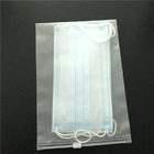 Disposable Mask Packaging Heat Seal Bags Zipper Top Gravure Printing With Window