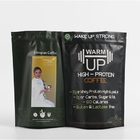 Biodegradable Stand Up Coffee Pouches Slimming Matcha Green Tea Bags Gravure Printing