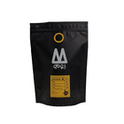 Black Stand Up Tea Packaging Pouch MOPP VMPET PE Coffee K Bag Customized Size