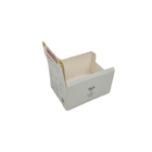Custom Logo Cardboard Storage Boxes Recyclable White Glosy Energy Candy Bars Diaplay