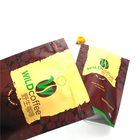 Matte Customized Foil Pouch Packaging Coffee Bags Strong Sealing Eco - Friendly