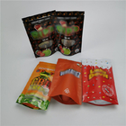 Food Grade Resealable Stand Up Pouches CBD Gummies Snack Packaging Bag With Window