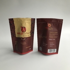 Plastic  Matte Foil Coffee Bags Packaging Food Custom Printing With Valve