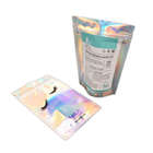 Holographic Plastic Pouch ISO 9001/2008 Cosmetic Packaging Bag