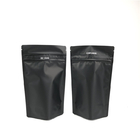 Black Matte Double Zipper CMYK Plastic Pouches Packaging