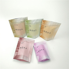 Custom Doypack Plastic Pouches Packaging Stand Up Zipper Bag For Body Scrub Packaging