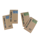 Recyclable Material Brown Kraft Customized Paper Bags For Cosmetic packaging