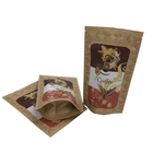Available Agriculture Plant Kraft Paper Packaging Bag Food Stand Up Bauug For Coffe Beans/ Oatmeal Cereal