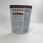 Custom Printed Standing Up Empty Pouch Whey Protein Powder Packaging Mylar  Aluminum Foil Bags With Tear Notch