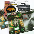 Black Panther/Mamba/Rhino V7 Male Enhancement Pills Sexual Power Capsule Packaging 3D Blister Cards With Paper Box